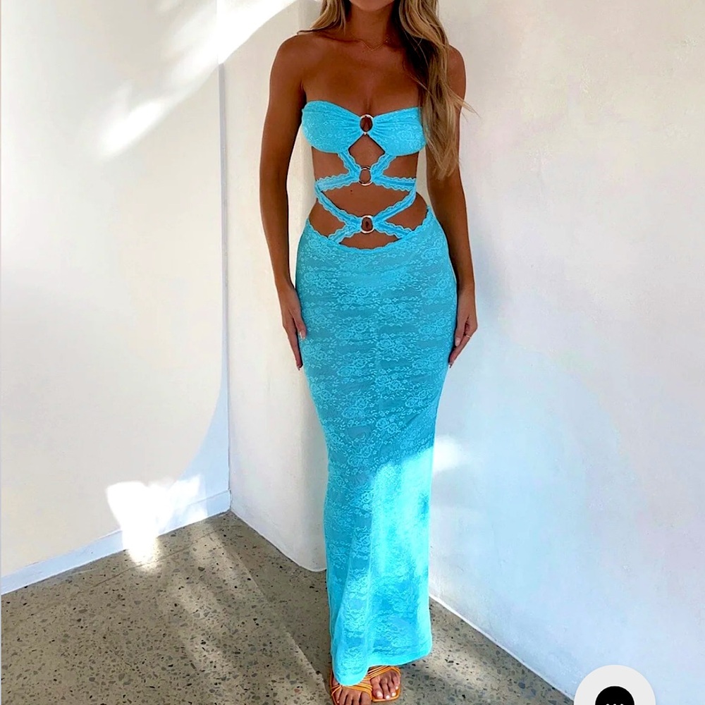 Outcast vibrant blue sundress